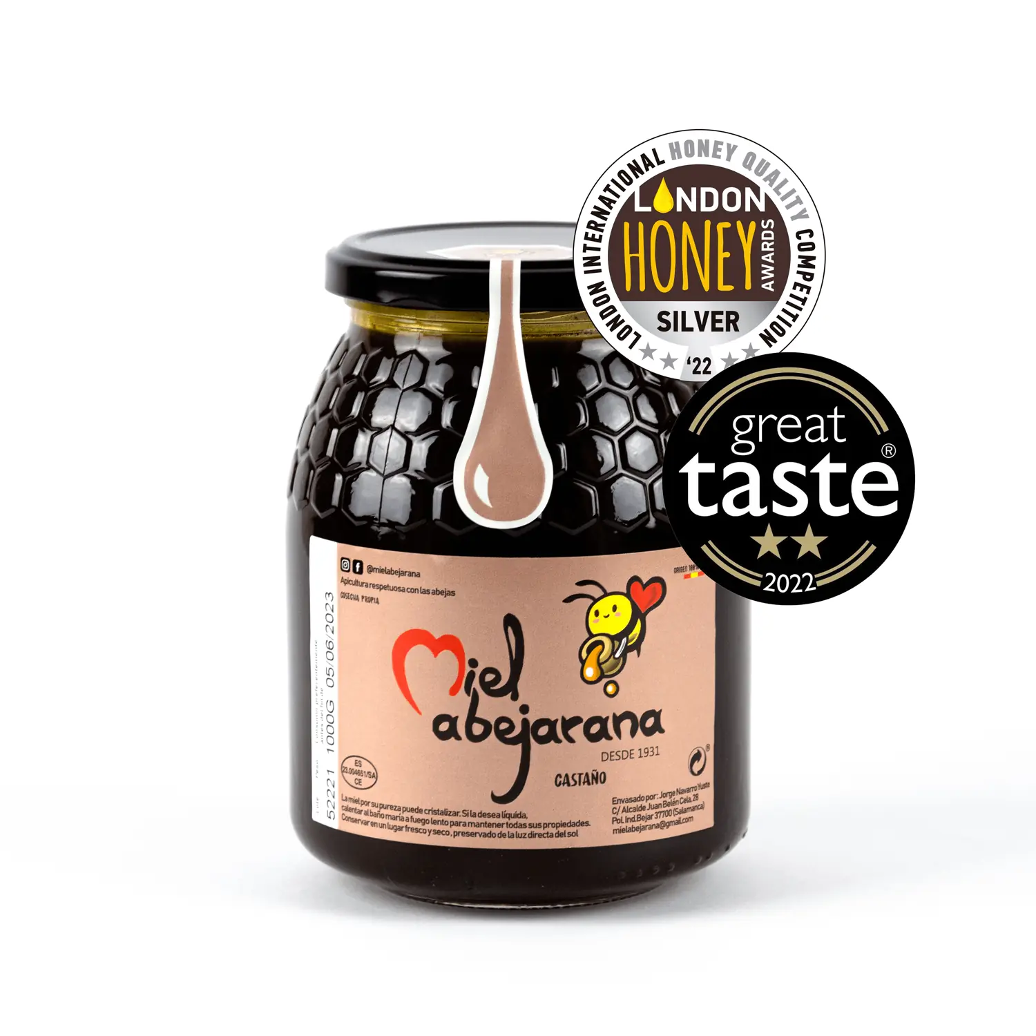 Miel de Castaño 1 kilo * miel 100% origen España