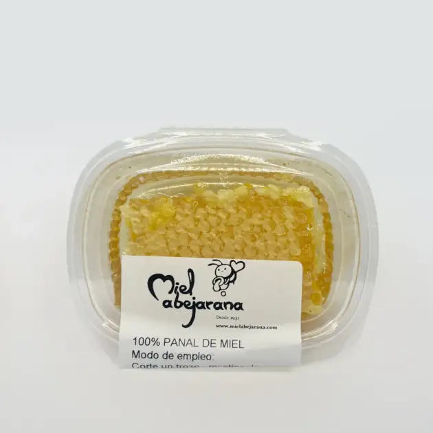 panal de miel 100% natural en envase MIEL ABEJARANA de 250 gramos