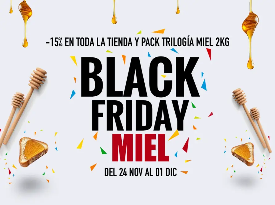 Black Friday Miel 2025 de Miel Abejarana con oferta especial en miel pura y promociones exclusivas.